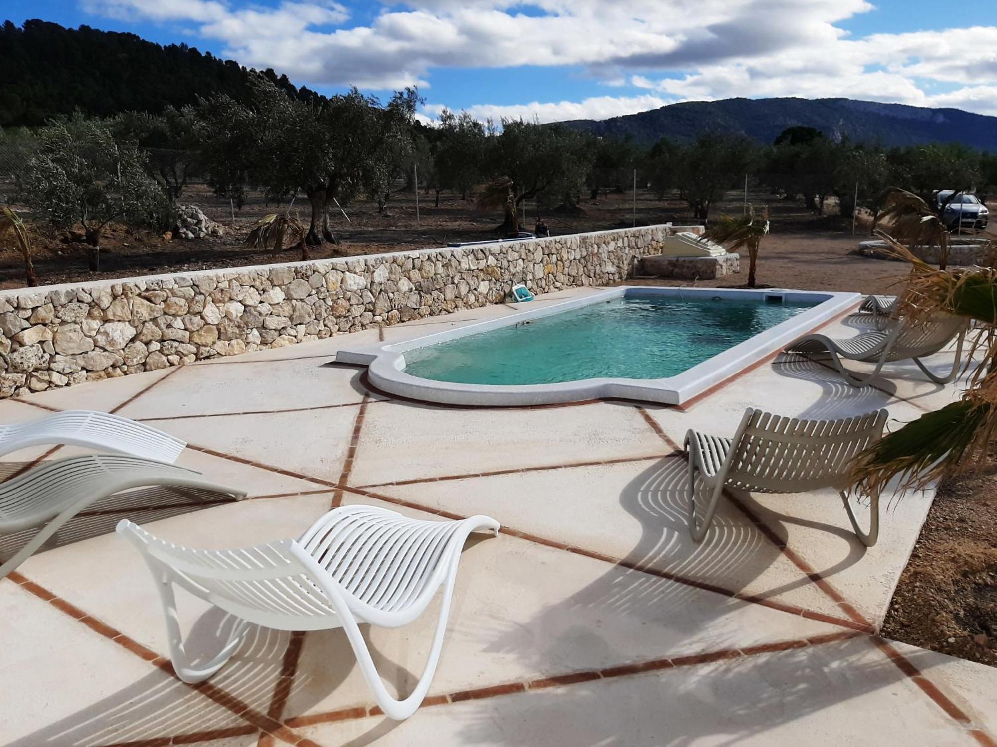 Casita Del Embalse Con Encanto Biar Εξωτερικό φωτογραφία